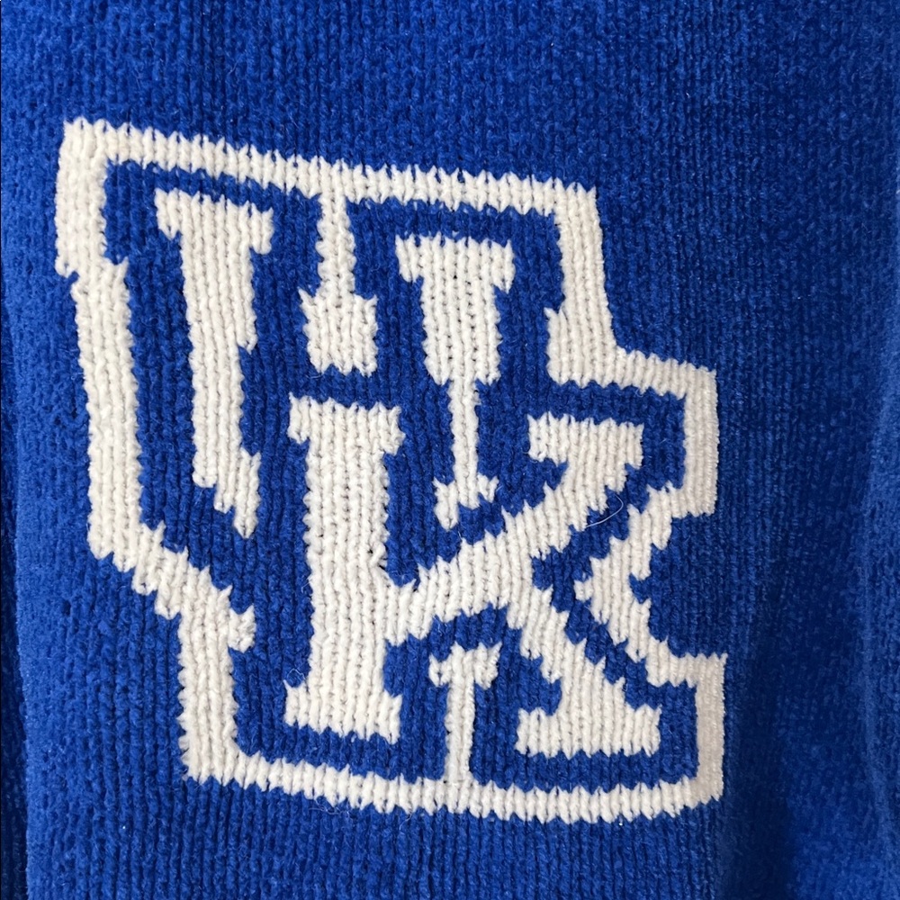 BellePointe vintage royal blue University of Kentucky Wildcats sweater vest XL - Picture 4 of 6